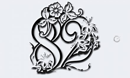 Flower Engraved Mirror