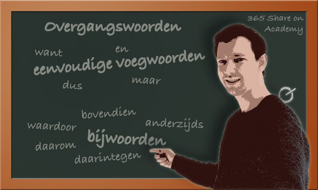 Overganswoorden, ofwel voegwoordelijke bijwoorden