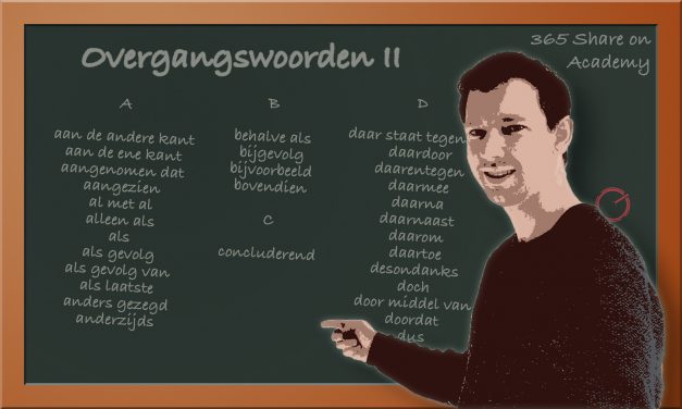 Overgangswoorden II