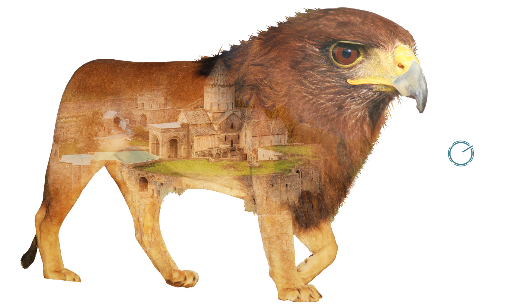 Double Exposure AM op Armeense wijze, De Leeuw en adelaar met een